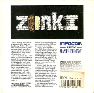 Zork The Unndiscovered Underground - Dos