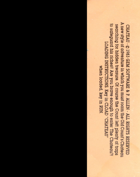 Chateau of Gold - Dos