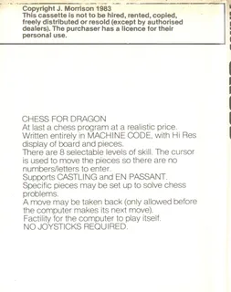Chess - Dos