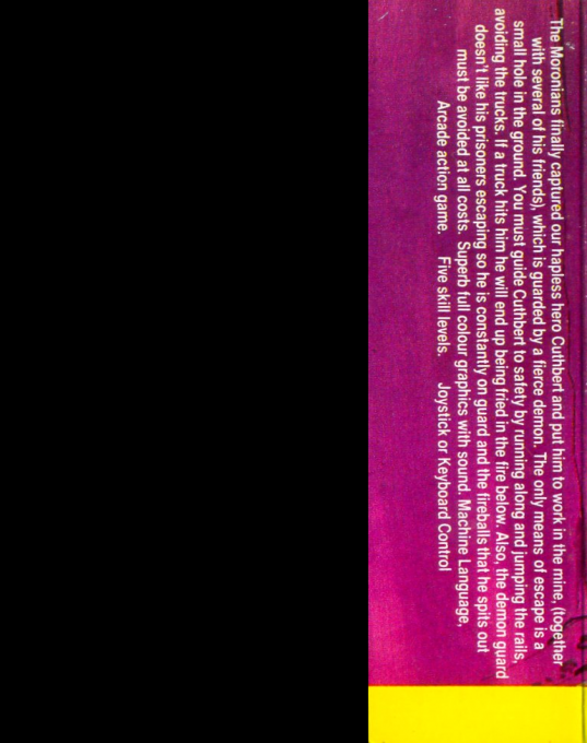 Cuthbert In The Mine - Dos