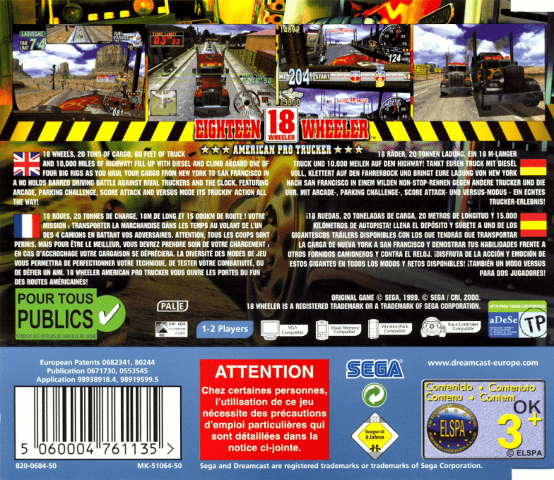 18 Wheeler : American Pro Trucker - Dos