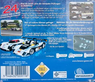 24 Heures du Mans - Dos