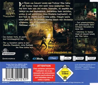 Alone in the Dark : The New Nightmare - Dos