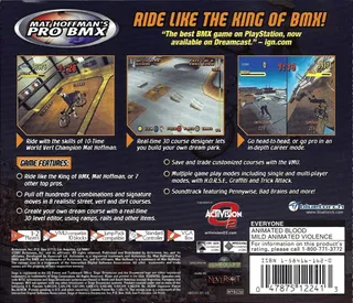 Mat Hoffman's Pro BMX - Dos