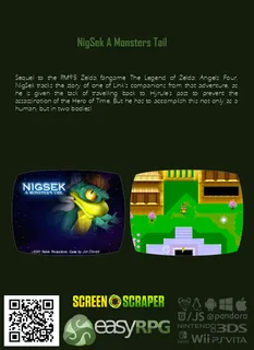 NigSek A Monsters Tail - Dos