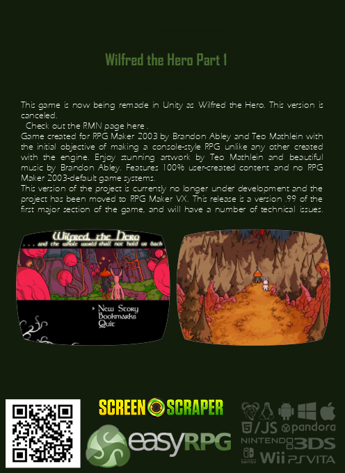 Wilfred the Hero - Dos