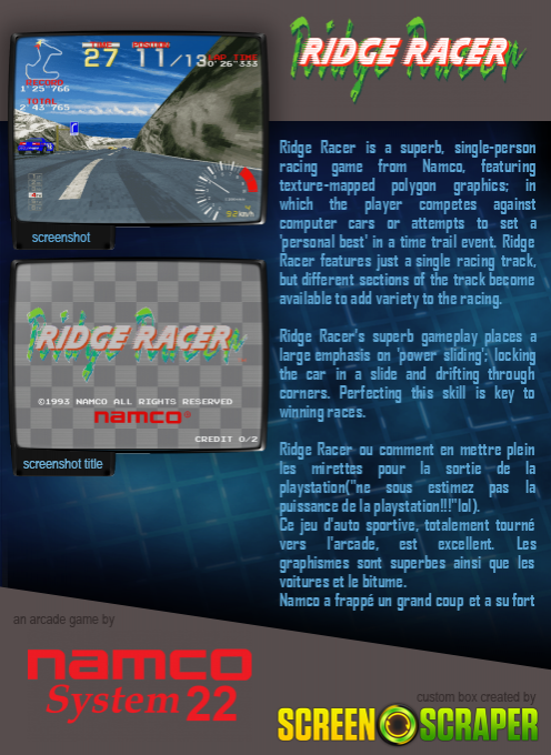 Ridge Racer - Dos