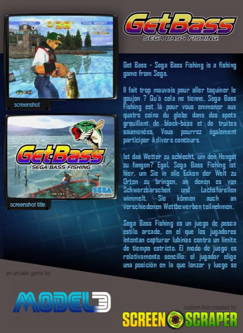 Sega Bass Fishing - Dos