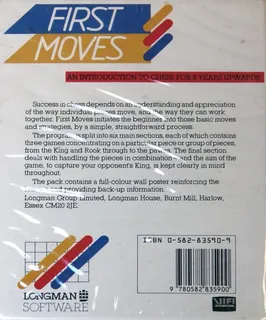 First Moves - Chess - Dos
