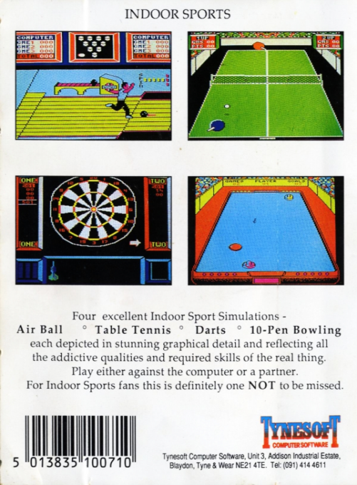 Indoor Sports - Dos