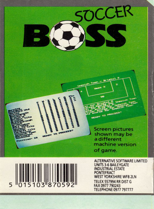 Soccer Boss - Dos