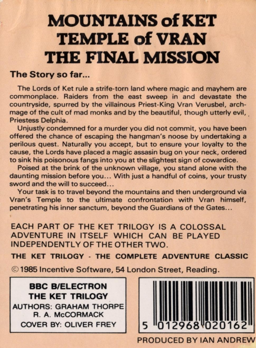 The Ket Trilogy - Dos