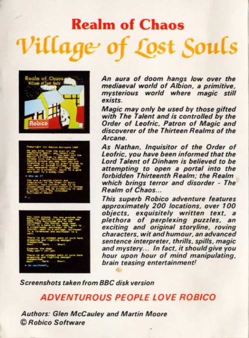 Village Of Lost Souls - Dos
