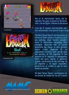 Back Street Soccer - Dos