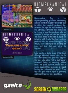 Biomechanical Toy - Dos