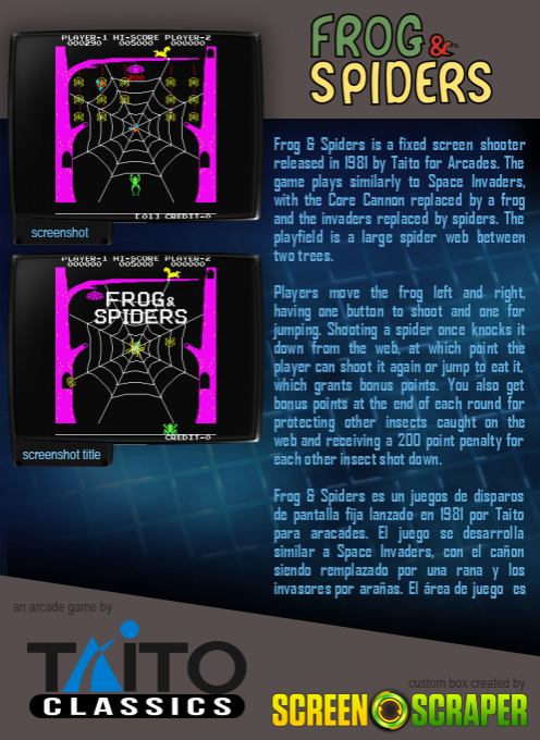 Frog & Spiders - Dos