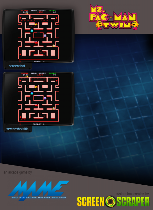 Ms Pac Man Twin - Dos