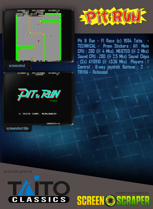 Pit & Run - F-1 Race - Dos