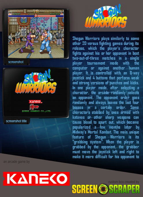 Shogun Warriors - Dos