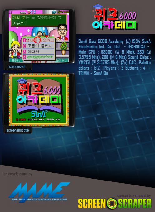 Suna Quiz 6000 Academy dos