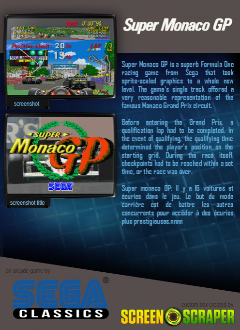 Super Monaco GP - Dos