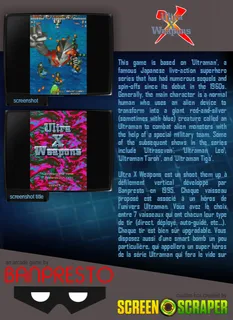 Ultra X Weapons dos