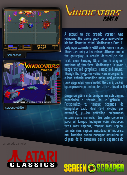 Vindicators Part II - Dos