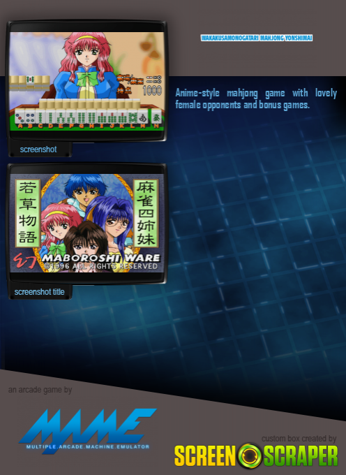 Wakakusamonogatari Mahjong Yonshimai dos
