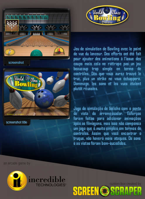 World Class Bowling Deluxe dos