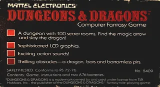 Dungeons & Dragons Computer Fantasy Game - Dos