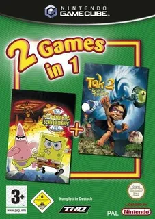 2 Games in 1 - Bob L'eponge - Le Film + Tak 2 - Le Sceptre des Reves