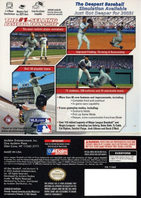 All-Star Baseball 2004 Featuring Derek Jeter - Dos