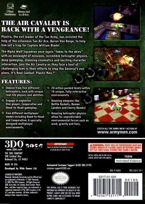 Army Men : Air Combat - The Elite Missions - Dos