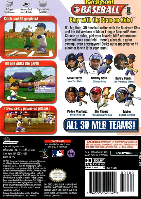 Backyard Baseball - Dos