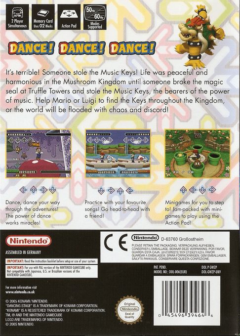 Dance Dance Revolution : Mario Mix - Dos