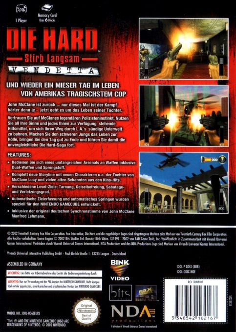 Die Hard : Vendetta - Dos