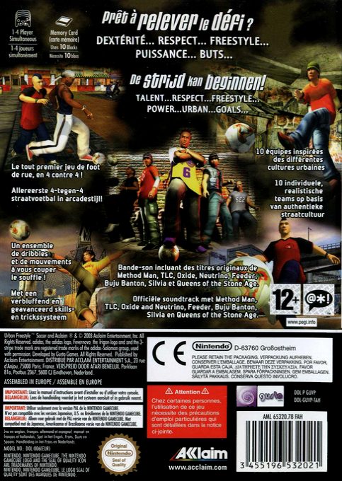 Freestyle Street Soccer - Dos