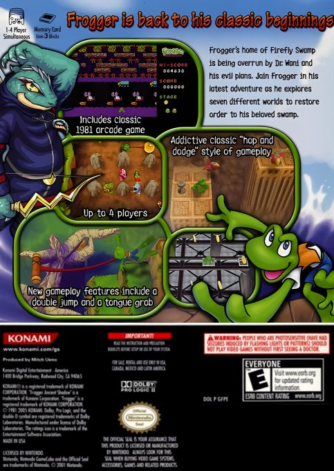 Frogger : Ancient Shadow - Dos