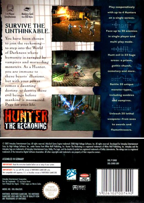 Hunter : The Reckoning - Dos