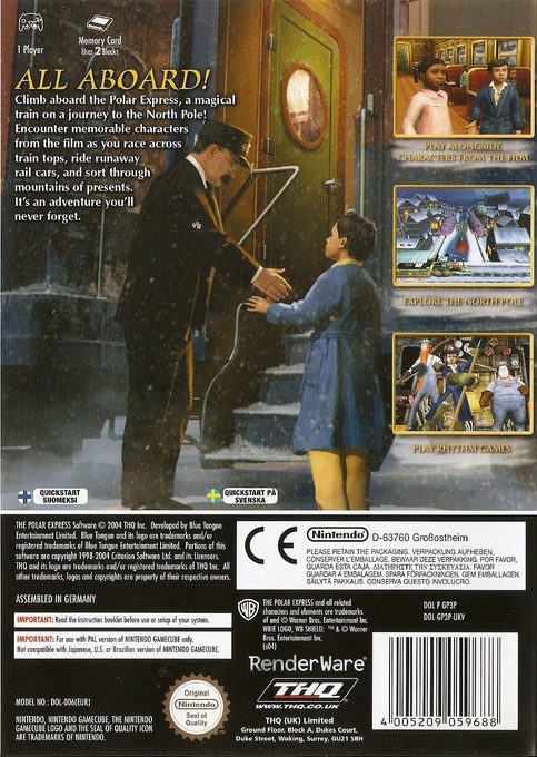 Le Pôle Express - Dos