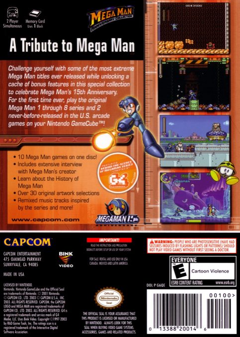 Mega Man Anniversary Collection - Dos