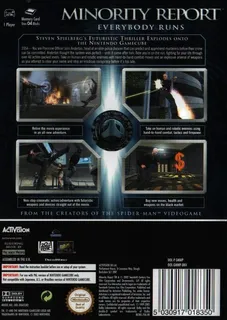 Minority Report: Le futur vous rattrape - Dos