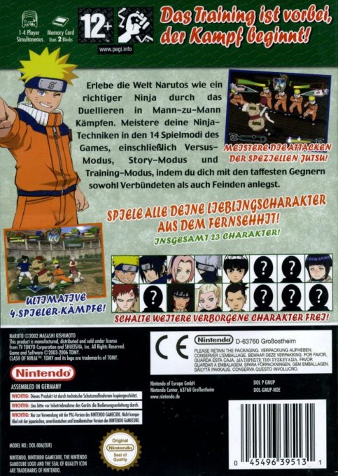 Naruto : Clash of Ninja 2 - Dos