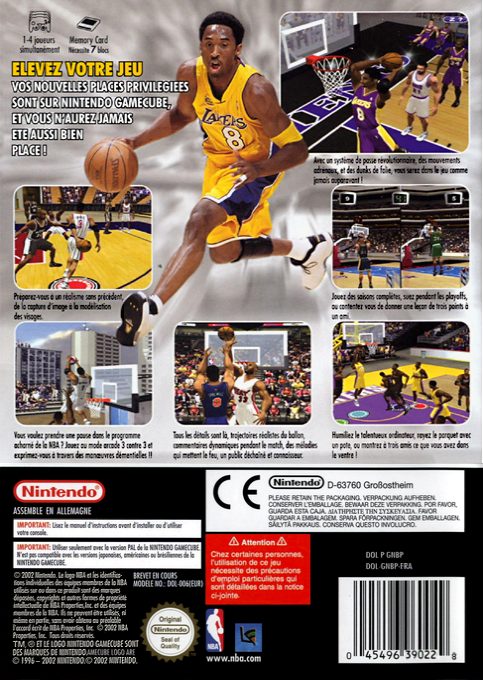 NBA Courtside 2002 - Dos