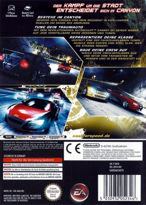 Need for Speed : Carbon - Dos
