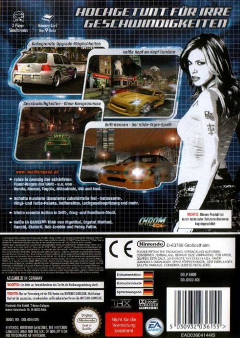 Need for Speed : Underground - Dos