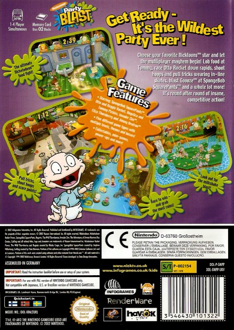 Nickelodeon Party Blast - Dos