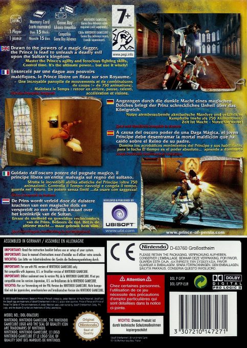 Prince of Persia : The Sands of Time - Dos