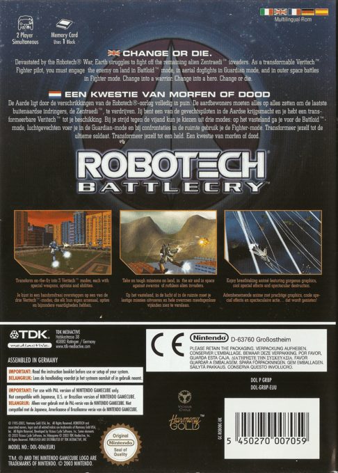 Robotech : Battlecry - Dos