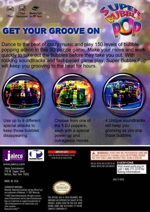 Super Bubble Pop - Dos